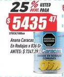 Caracas - Ananas en Rodajas