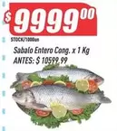 X$ - Sabalo Entero Cong.