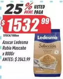 Ledesma - Azucar Rubia Mascabo