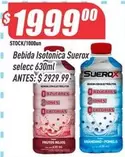 Bebida Isot
uevo
ica Suerox