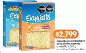 Exquisita - Bizcochuelo