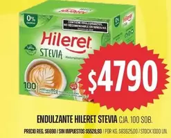 Hileret - Endulzante Stevia