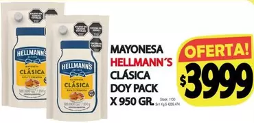 Hellmann's - Mayonesa Clásica Doy Pack