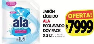 Ala - JABÓN LÍQUIDO ECOLAVADO
