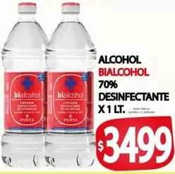 Bialcohol - ALCOHOL BIALCOHOL 70% DESINFECTANTE