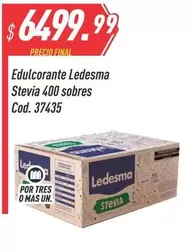 Ledesma - Edulcorante Stevia 400 sobres Cod. 37435