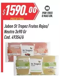 Mas - Jabón St. Tropez Frutos Rojos Neutro