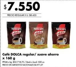 Nescafé - Café DOLCA regular/ suave