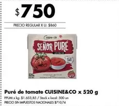 X$ - Puré de tomate