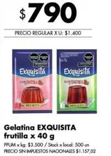 Exquisita - Gelatina