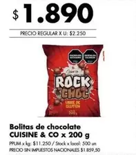 X$ - Bolitas de chocolate