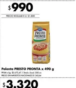 Presto Pronta - POLENTA