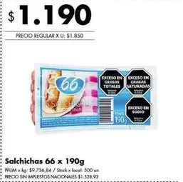 66 - Salsichas