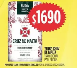 Cruz de Malta - YERBA