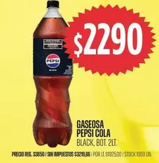 Pepsi - GASEOSA COLA BLACK