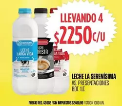 La Serenísima - Leche Larga Vida