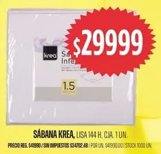 krea - SÁBANA LISA