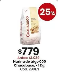 Chacabuco - Harina de trigo 000, Cod. 299171