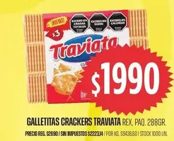 Traviata - GALLETITAS CRACKERS REX