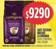 La Virginia - CAFÉ TOSTADO MOLIDO