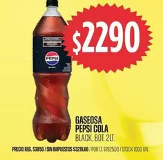 Pepsi - GASEOSA PEPSI COLA BLACK