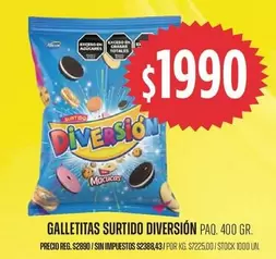 Diversion - GALLETITAS SURTIDO DIVERSIÓN