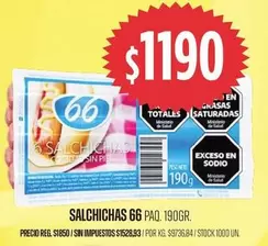 66 - SALCHICHAS