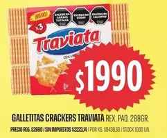 Traviata - GALLETITAS CRACKERS REX