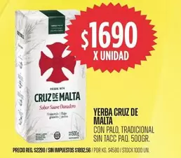 Cruz de Malta - Yerba