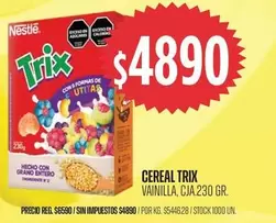 Nestlé - Cereal Trix
