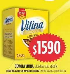 Vitina - Sémola  Clásica