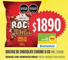 1890 - BOLITAS DE CHOCOLATE