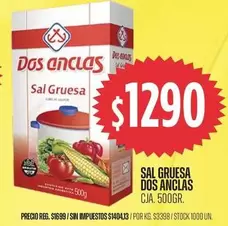 Dos Anclas - Sal Gruesa