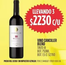 Canciller - VINO TINTORERO