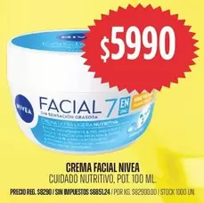 Nivea - CREMA FACIAL