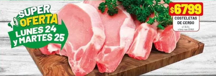 Costeletas de Cerdo