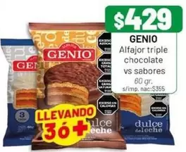 Alfajor triple chocolate vs sabores