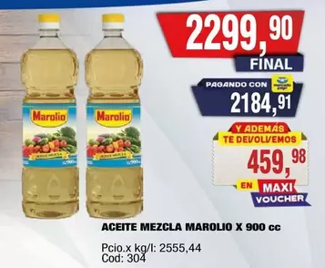 Marolio - ACEITE MEZCLA X 900 cc
