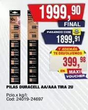 Duracell - PILAS AA/AAA TIRA 2U