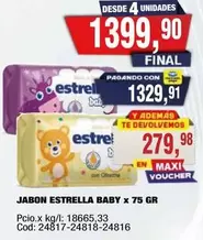 Estrella - JABON ESTRELLA BABY