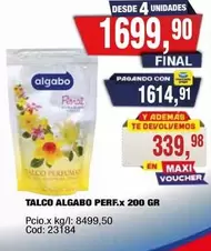 Algabo - TALCO ALGABO PERF.x 200 GR