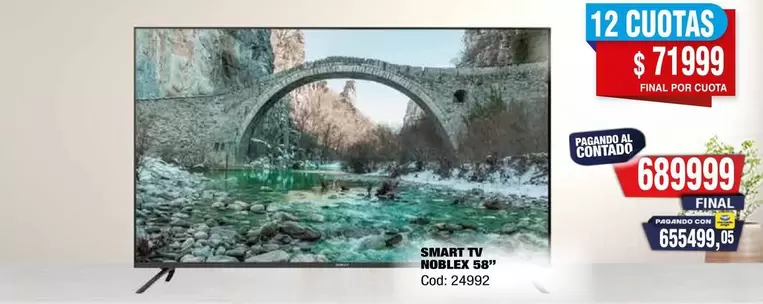 Noblex - SMART TV NOBLEX 50" Cod: 24992