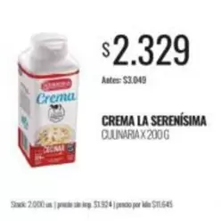 La Serenísima - CREMA CULINARIA