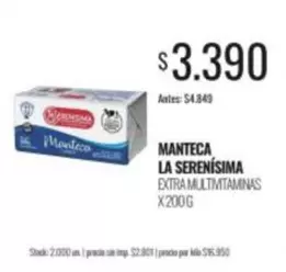 La Serenísima - Manteca
