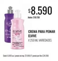 Elvive - CREMA PARA PEINAR