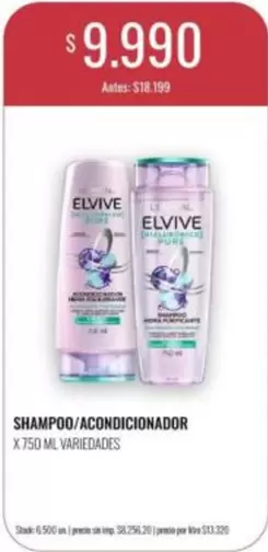 Elvive - SHAMPOO/ACONDICIONADOR