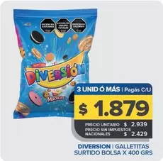 Diversion - Galletitas Surtido 