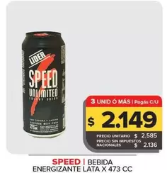 Speed - Bebida Energizante