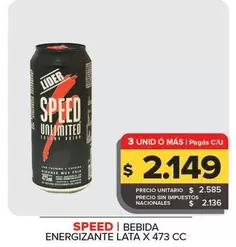 Speed - Bebida Energizante