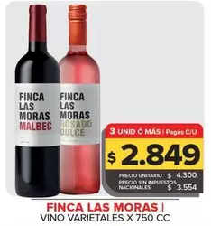 Finca Las Moras - Vino